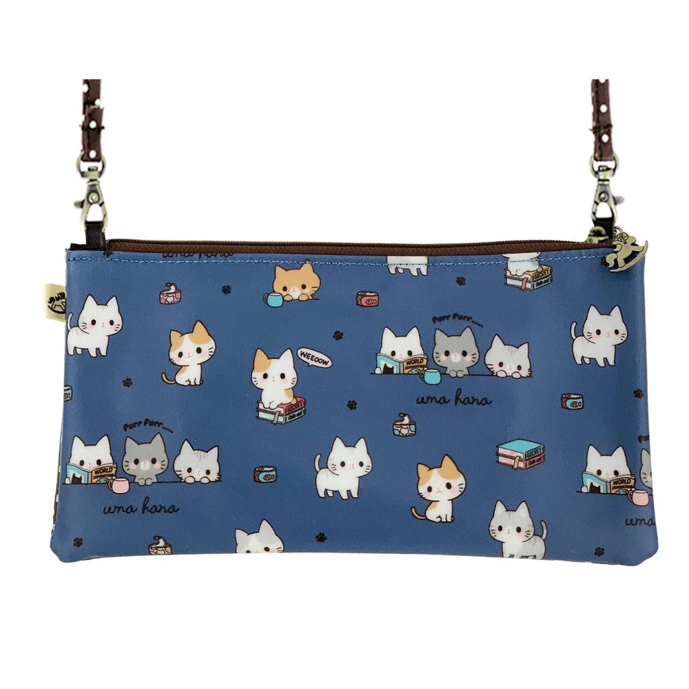 Waterproof Cat Rectangular Crossbody Purse - Picture 1 of 10
